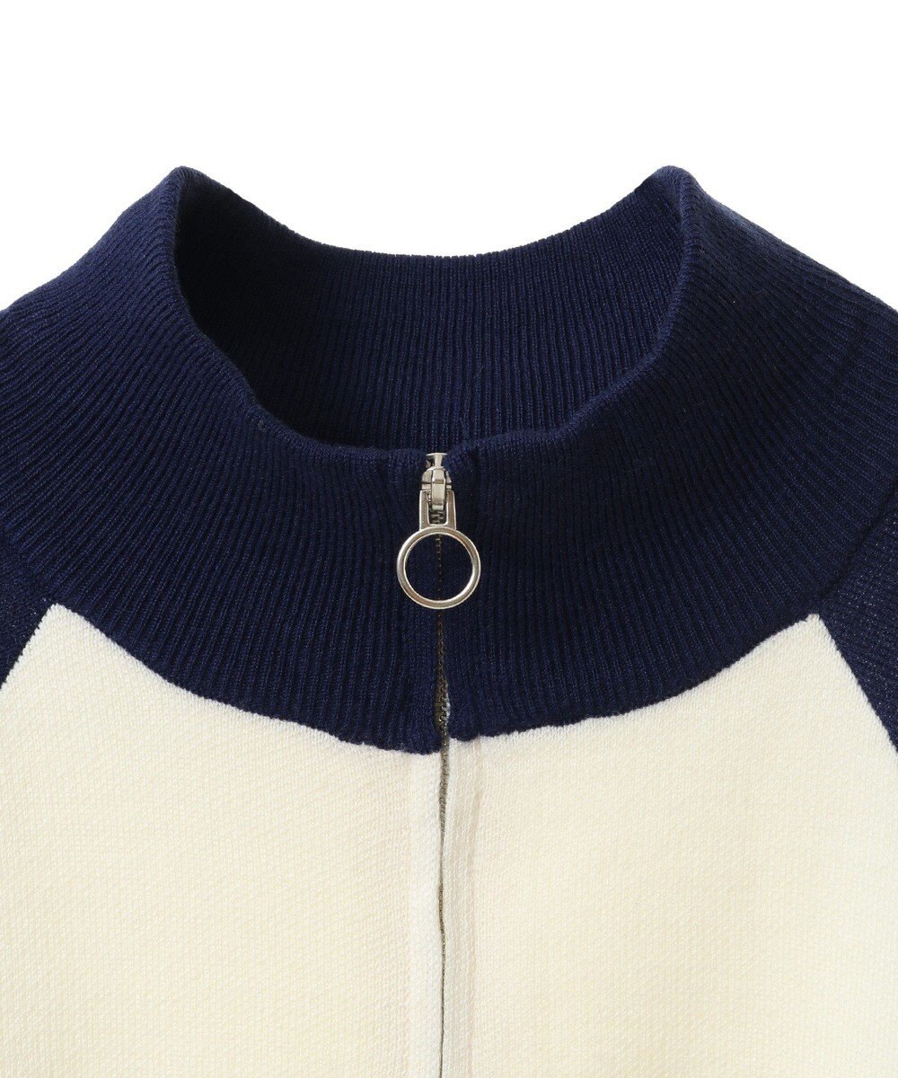 Green Parks ハリー・ポッター／ライン入りハーフジップニット 