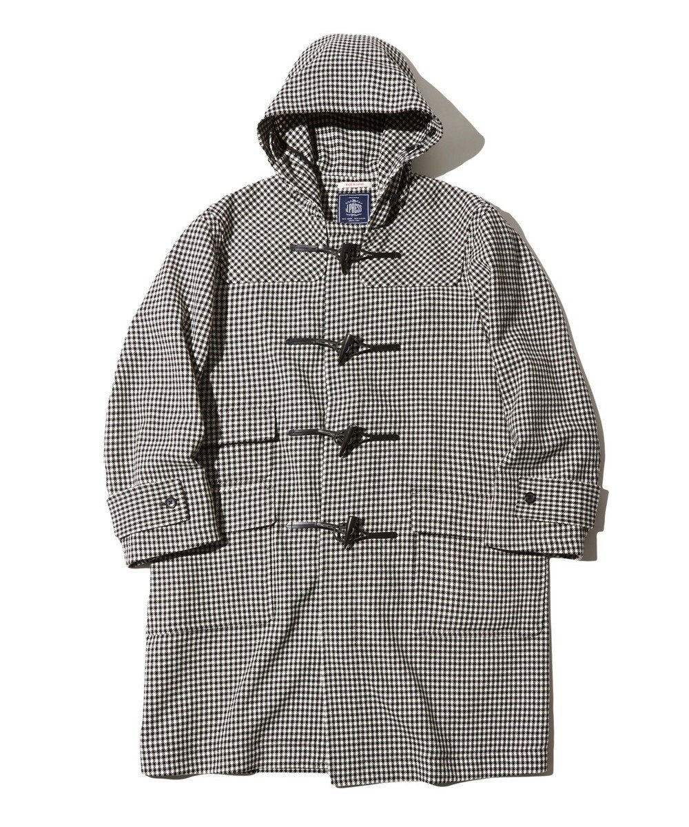 J.PRESS MEN 【J.PRESS ORIGINALS】JAPAN T/W TWEED CHANGE POCKETS DUFFLE COAT / JAPAN MADE ブラック系3