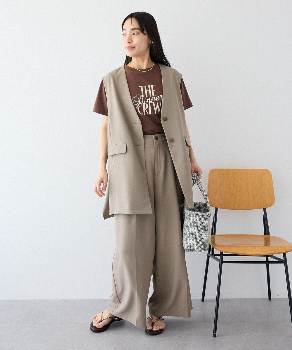 CRAFT STANDARD BOUTIQUE フロッキープリントＴシャツ 