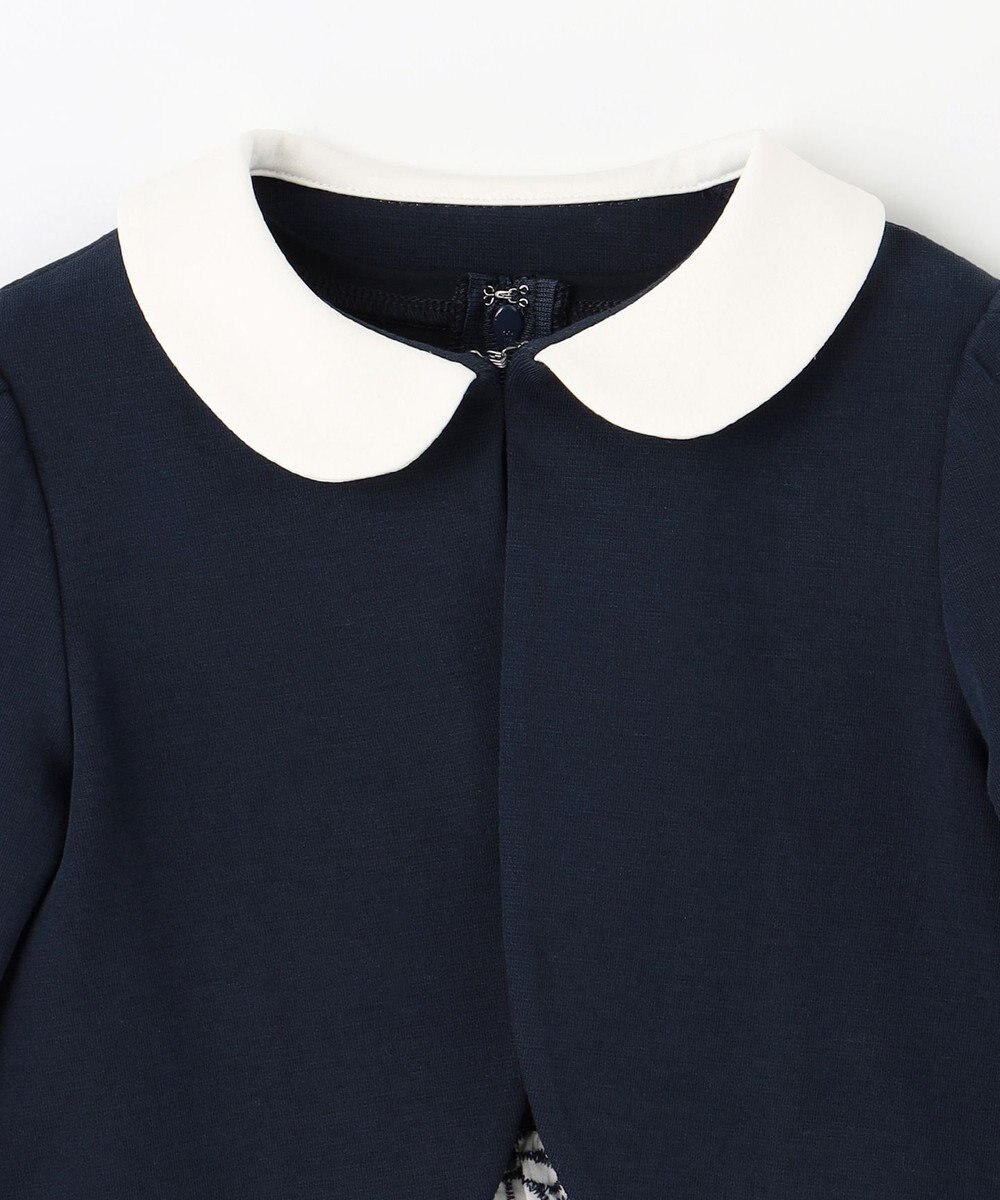 組曲 KIDS 【110-140cm】フラワー刺繍セットアップ 