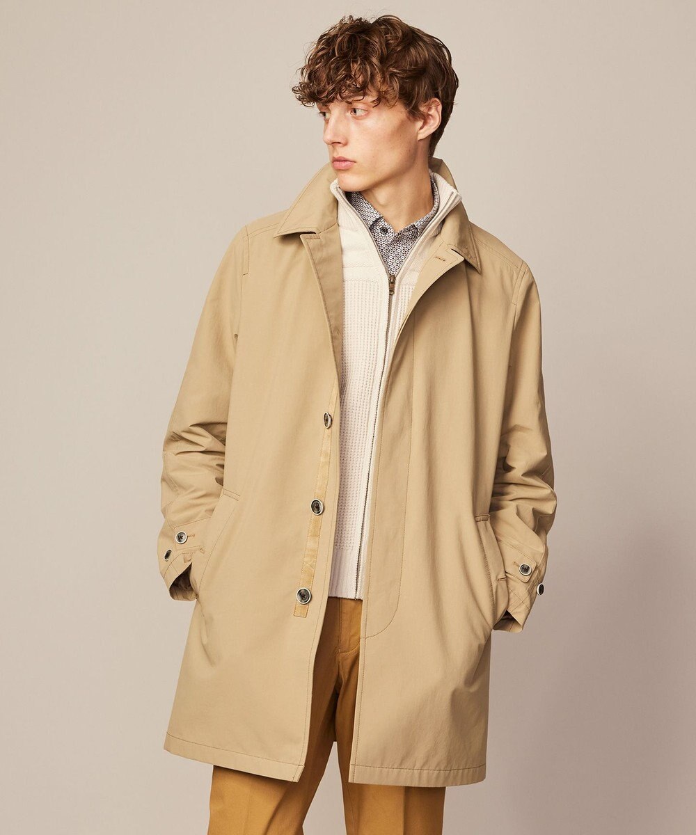 JOSEPH ABBOUD 【キングサイズ・洗える】コットンバルキーニットブルゾン 