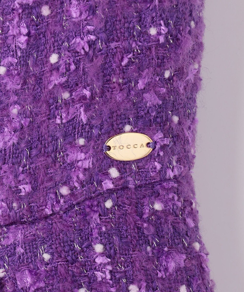 TOCCA CHIFFON TWEED ドレス 