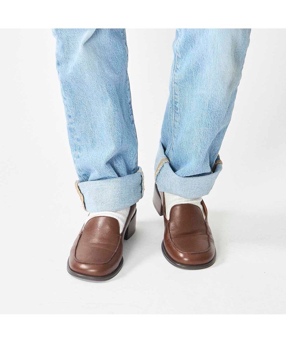 ing <ing>ヒールローファー 