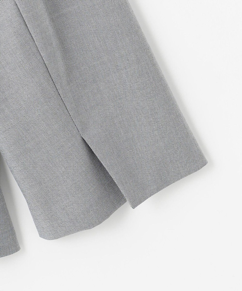 J.PRESS LADIES 【セットアップ対応・洗える・撥水】コットンFITTY ノーカラー ジャケット 