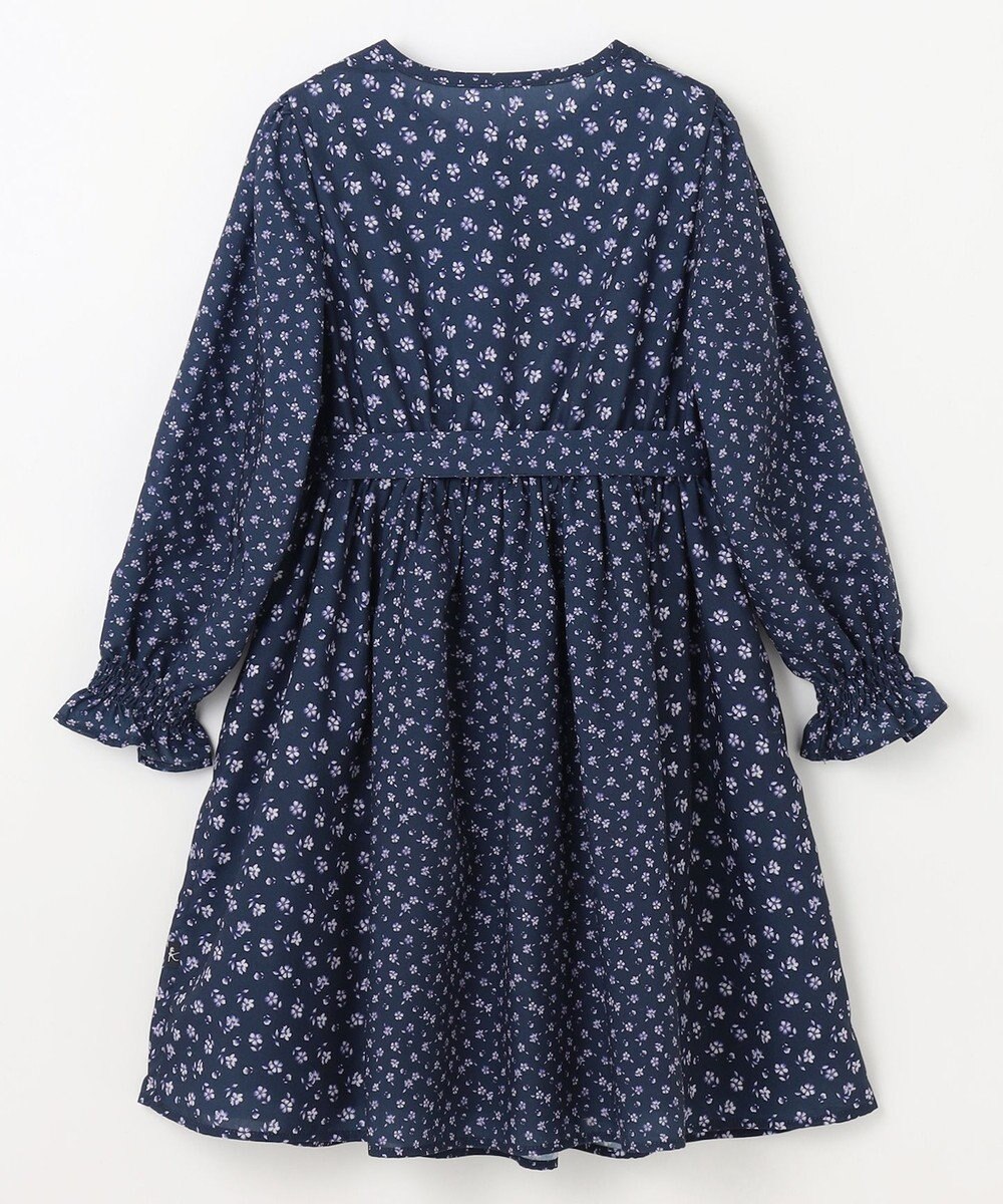 組曲 KIDS 【150-160㎝】フラワーパッチワークワンピース 