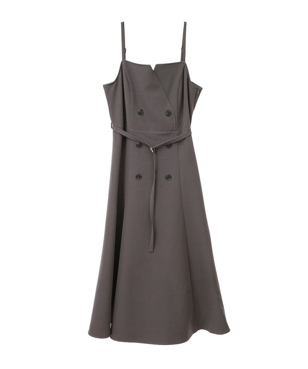 earth music&ecology トレンチ風キャミワンピース 