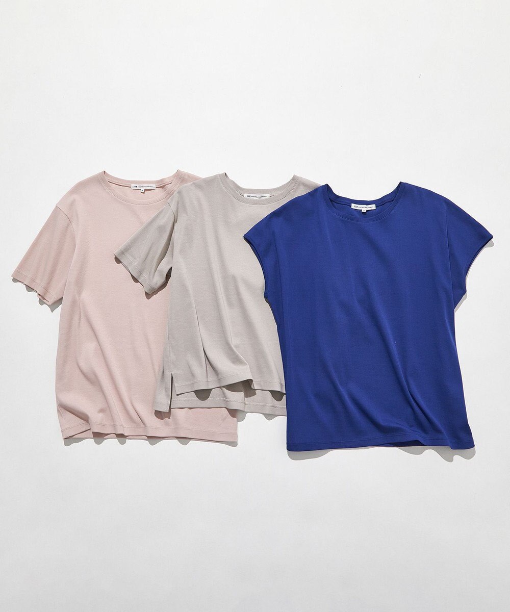 23区 【接触冷感/洗える】フレンチスリーブ IT TEE 