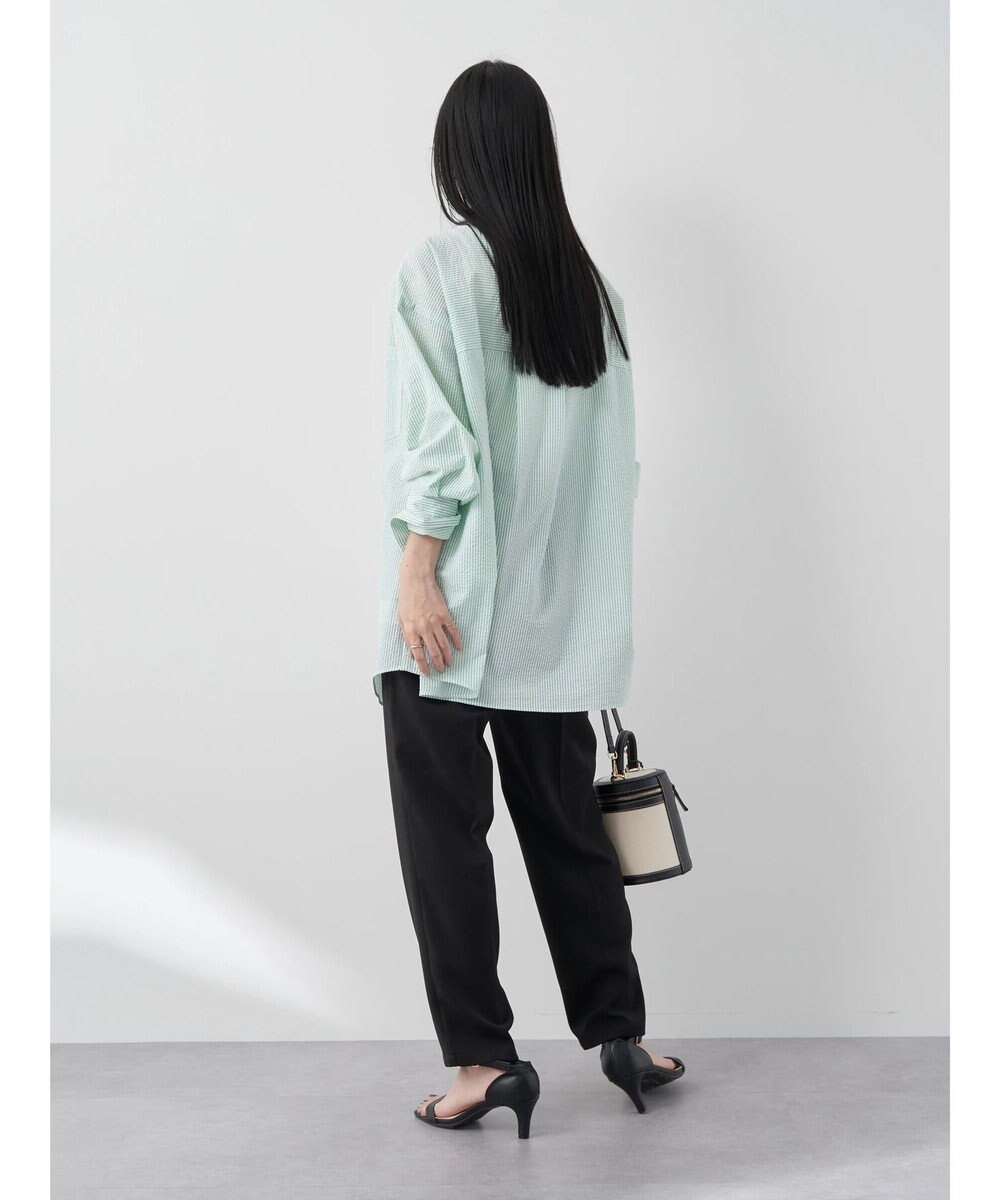 earth music&ecology サッカーストライプボーイズライクシャツ 