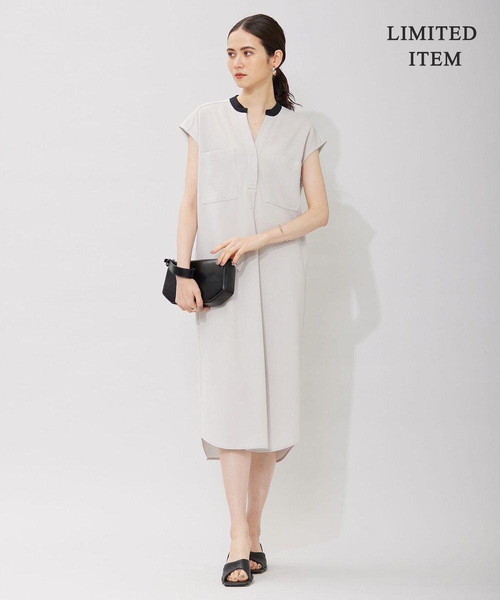 ICB 【WEB限定・洗える】ストレッチアムンゼン ワンピース 