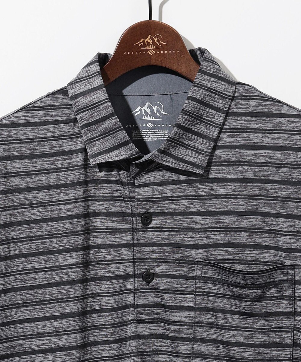 JOSEPH ABBOUD MOUNTAIN 【接触冷感】クールスキンガードポロシャツ 