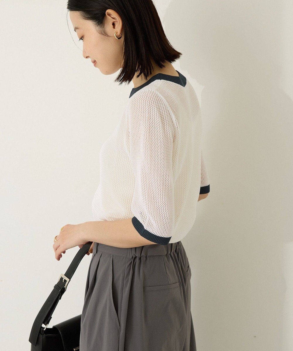 AMERICAN HOLIC メッシュニットリンガーＴシャツ 