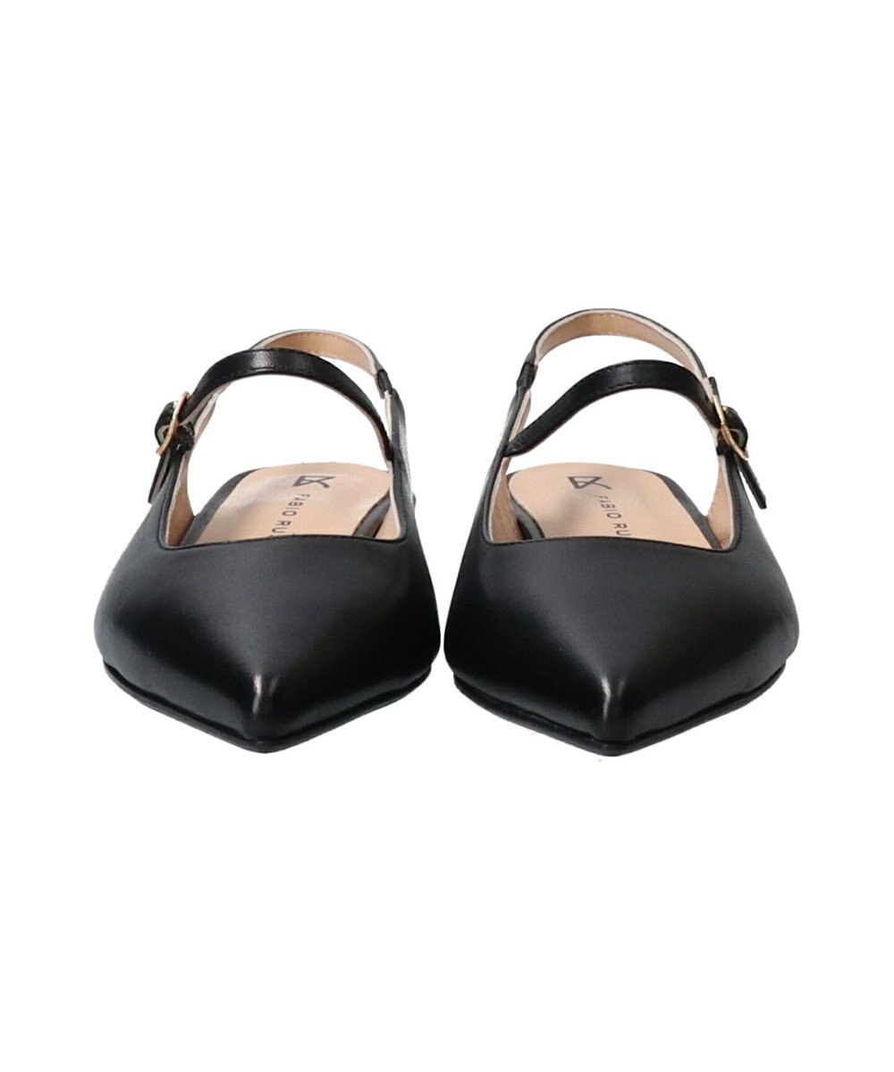INTER-CHAUSSURES 【FABIO RUSCONI】ポインテッドワンストラップバックバンド 