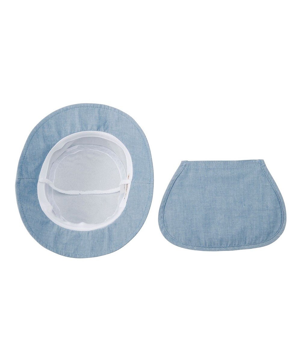 MIKI HOUSE HOT BISCUITS 【44-54cm】 ダンガリー素材 クロッシェ(帽子) 