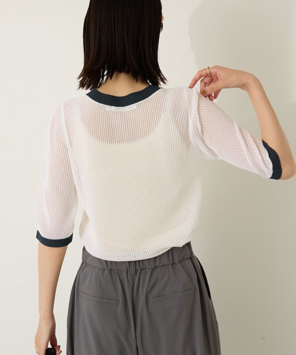 AMERICAN HOLIC メッシュニットリンガーＴシャツ 