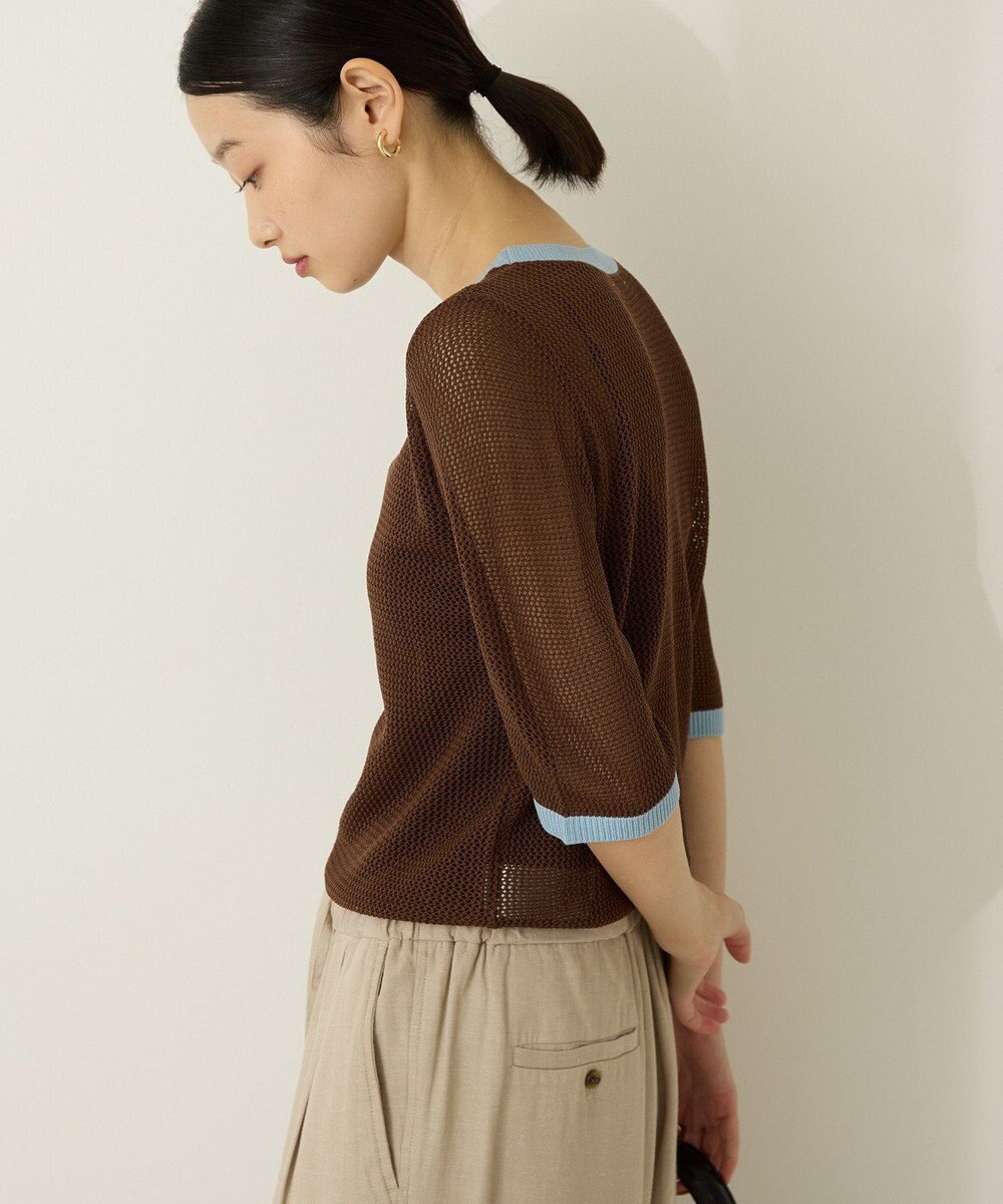 AMERICAN HOLIC メッシュニットリンガーＴシャツ 