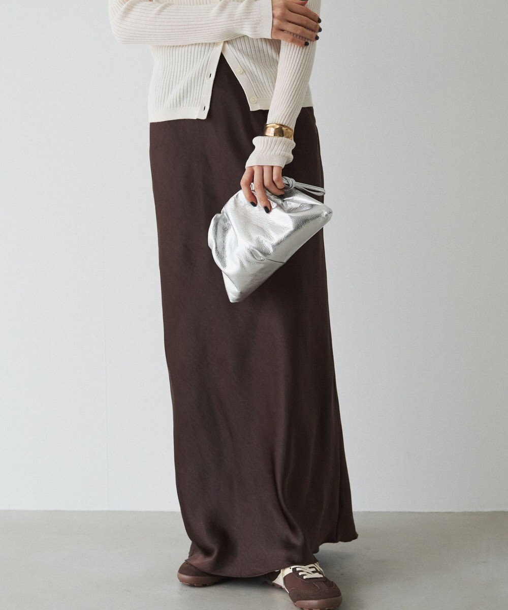 russet レザー巾着ミニショルダーバッグ(CE-1637) 