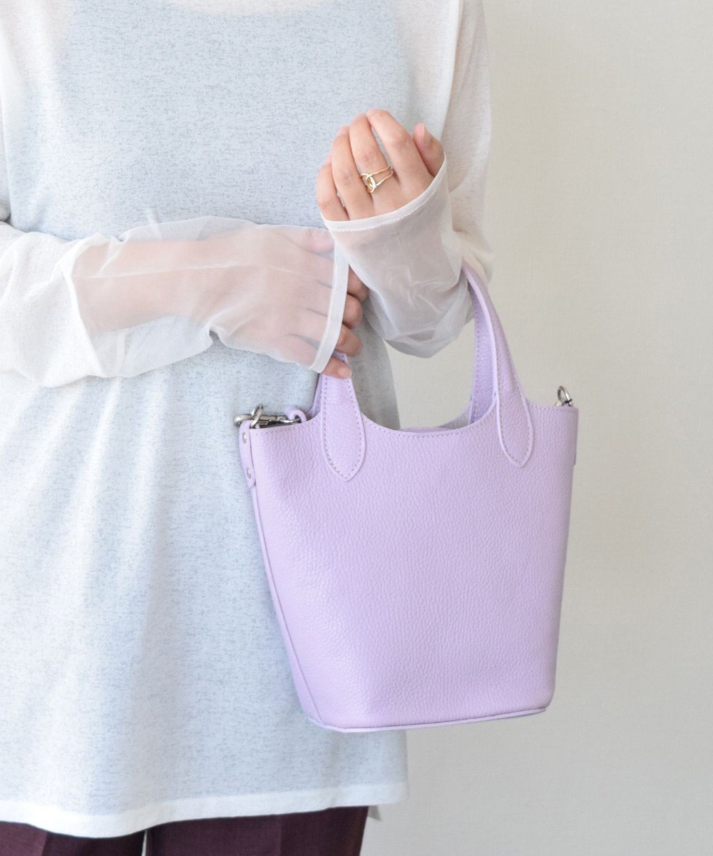 INTER-CHAUSSURES 【ANDREA CARDONE】ミディアムサイズレザーハンドバッグ 