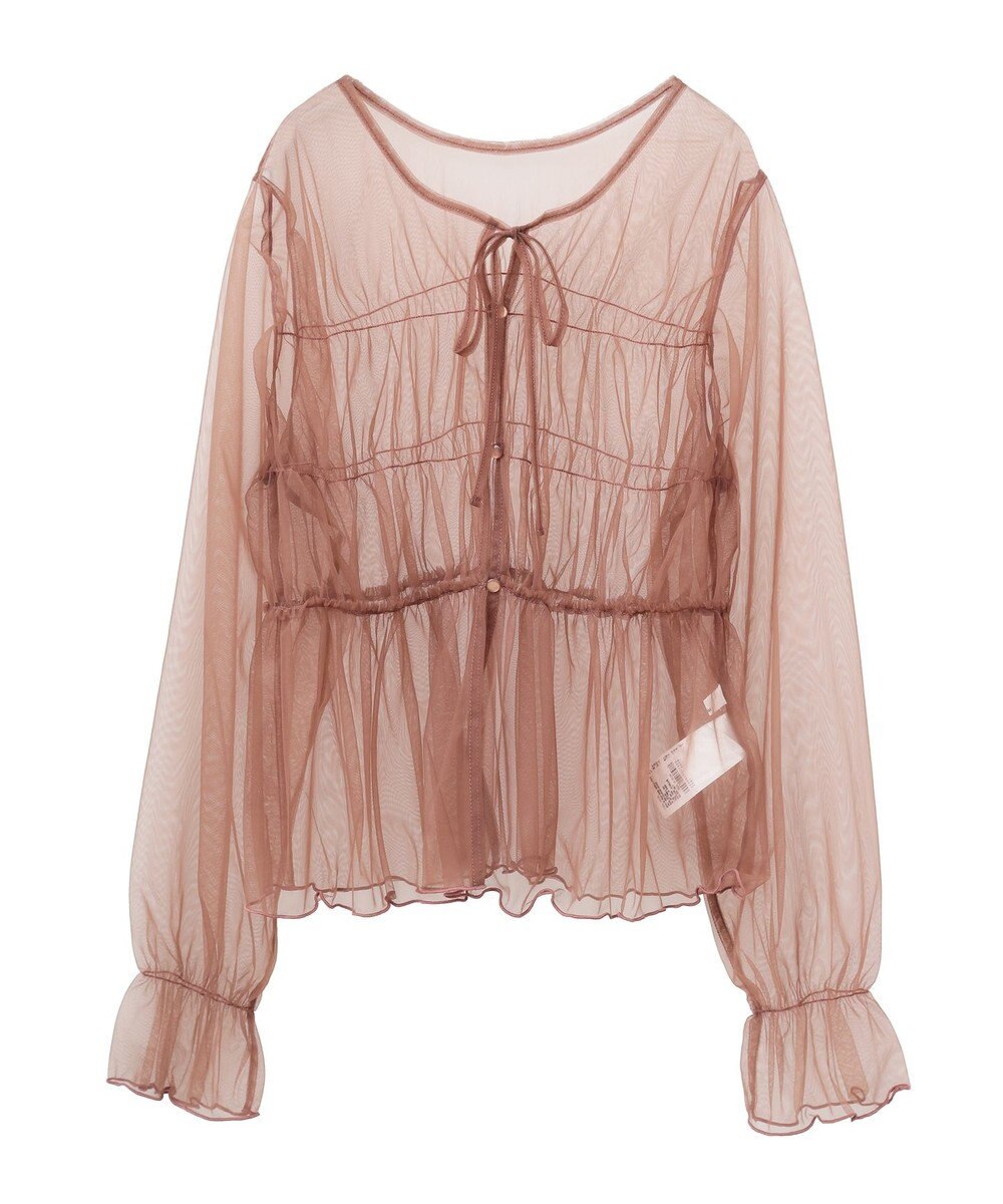 CRAFT STANDARD BOUTIQUE チュール２ｗａｙカーディガン 