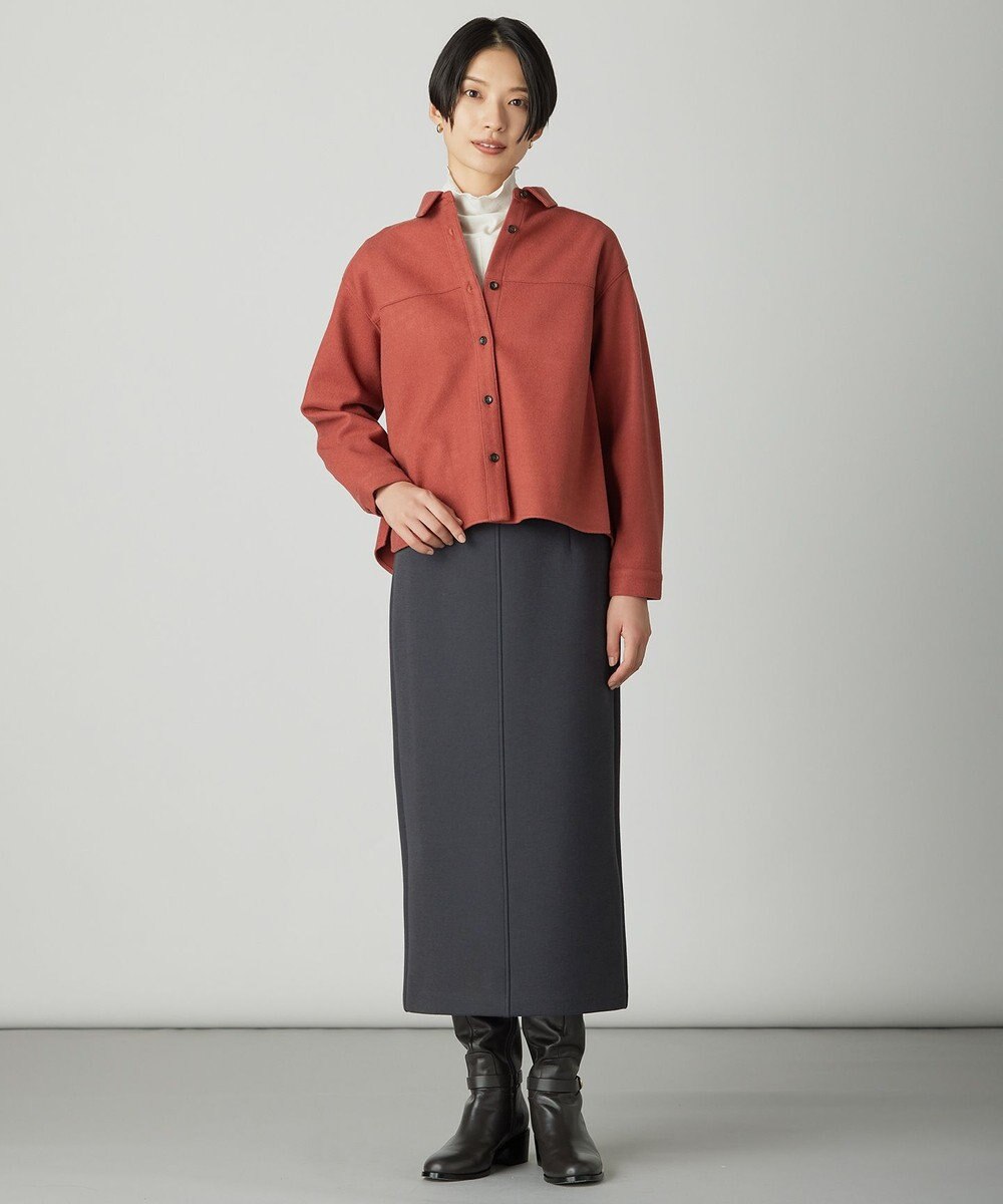 J.PRESS LADIES L タートルジャージー カットソー 