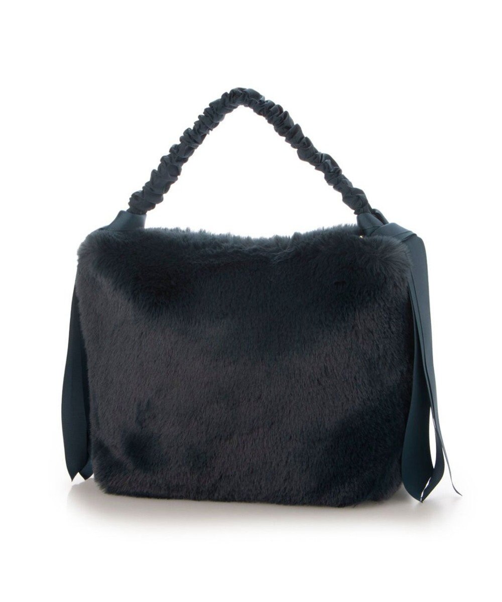 UNBILLION カシュカシュ cachecache / 下がりグログランワンハンドルエコファートート 