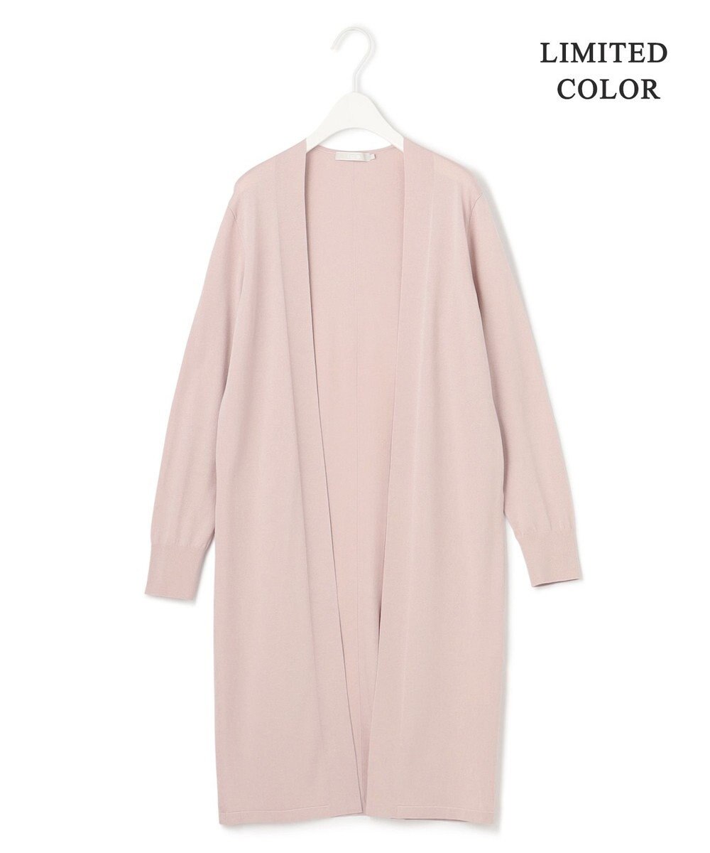 ICB L 【WEB限定カラーあり・接触冷感・UVケア・洗える】 シンセティックハイゲージ ロングカーディガン 