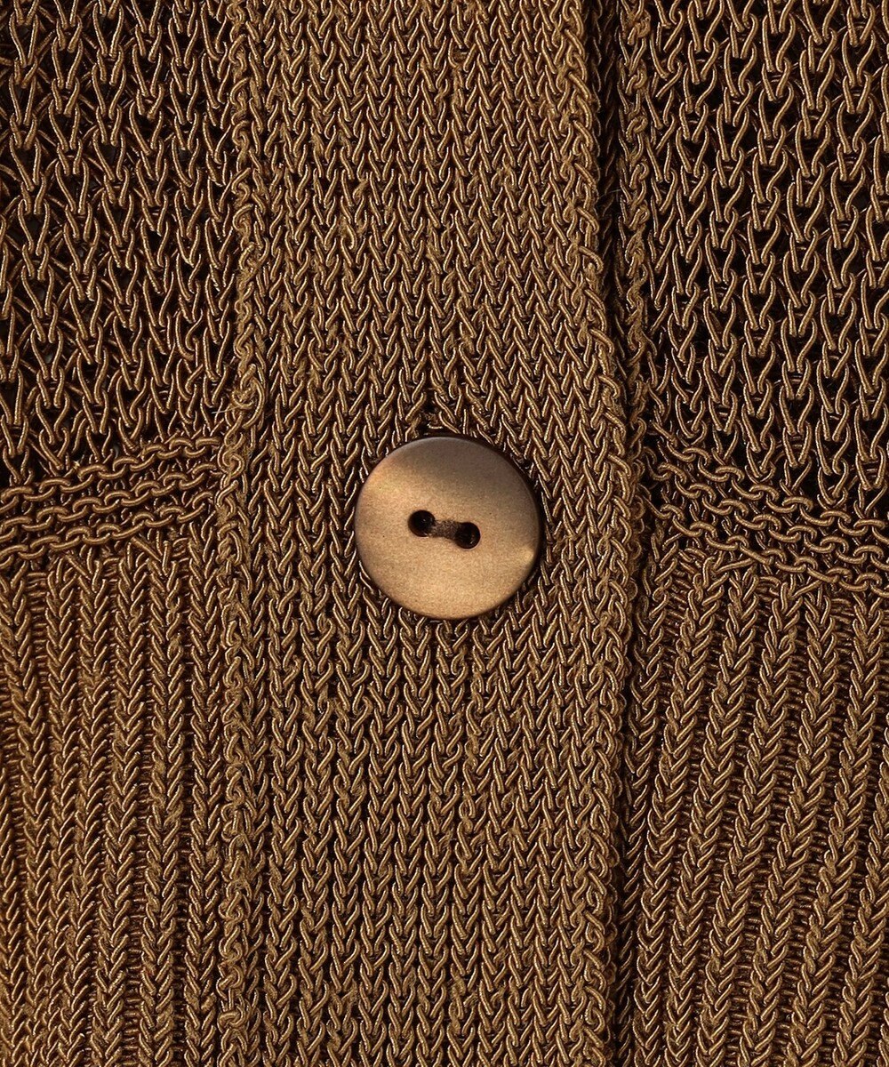 ICB 【洗える】 コイルメッシュ カーディガン 