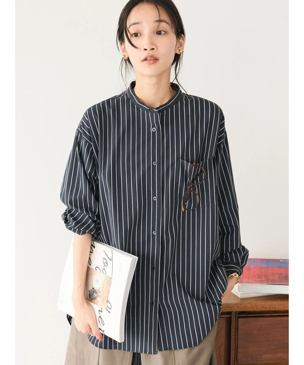 CRAFT STANDARD BOUTIQUE バンドカラーシャツ 