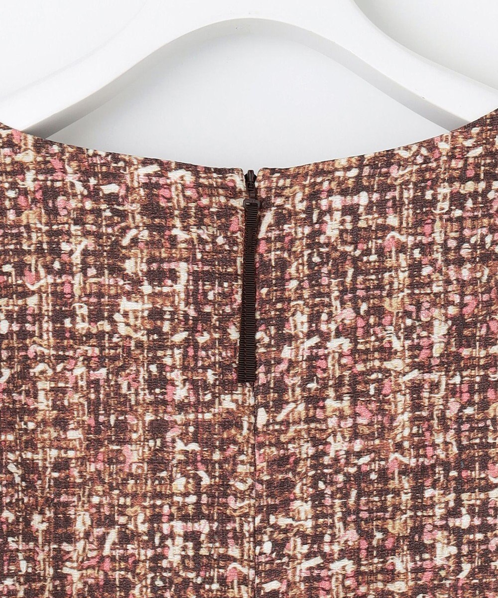 自由区 S プリントジャガードストレッチ  ワンピース 