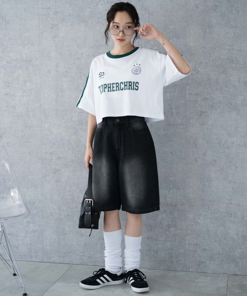 WEGO ライングラフィックショートT 