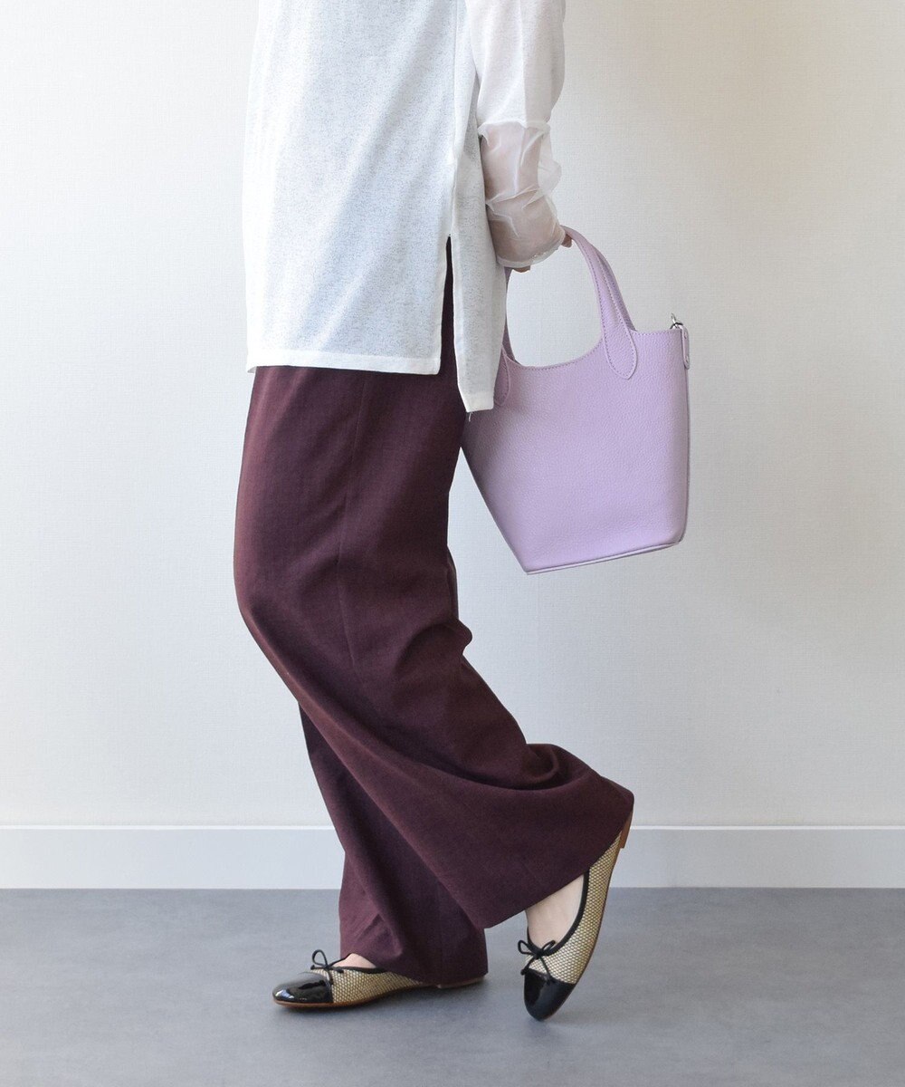 INTER-CHAUSSURES 【ANDREA CARDONE】ミディアムサイズレザーハンドバッグ 