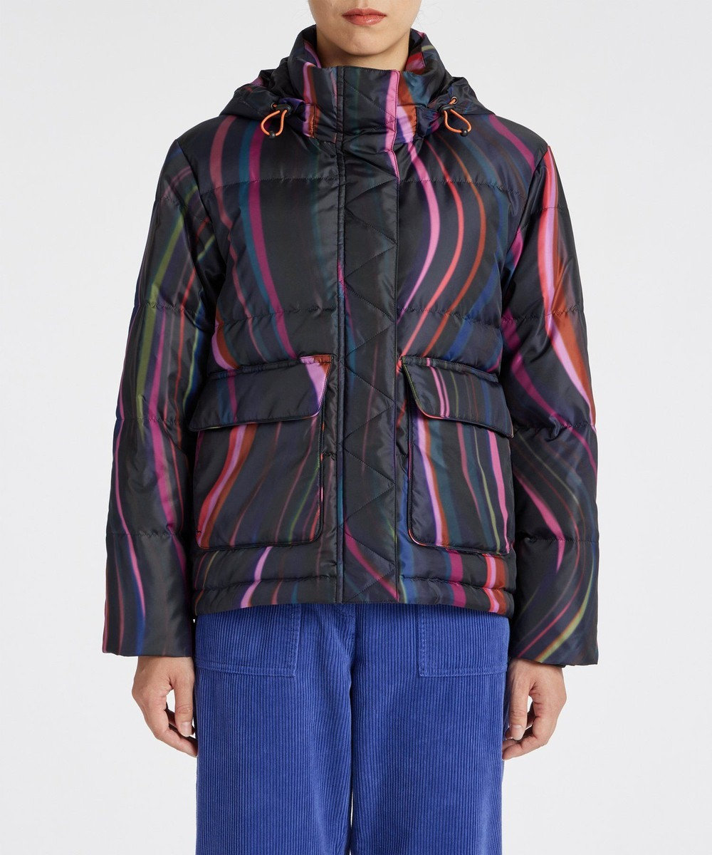 Paul Smith Midnight Swirl ダウン ジャケット ブラック