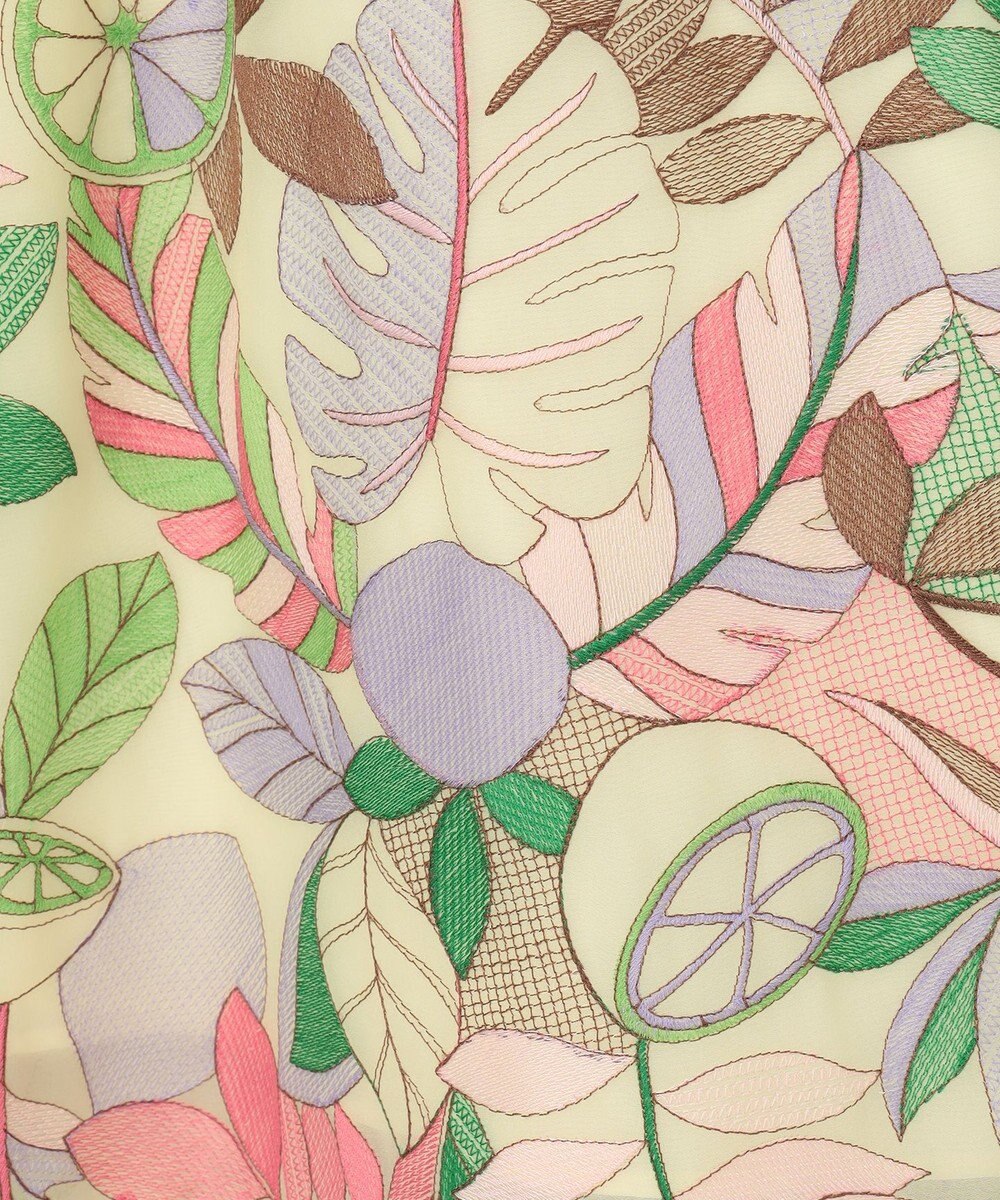 GRACE CONTINENTAL フルーツ刺繍フレアスカート 