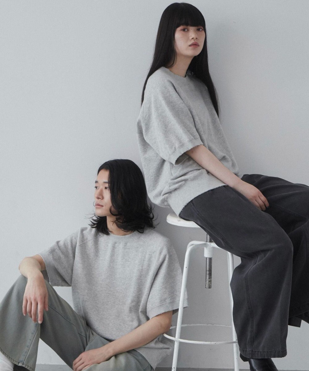 WEGO 【ユニセックス着用ITEM】ハーフスリーブスウェット 