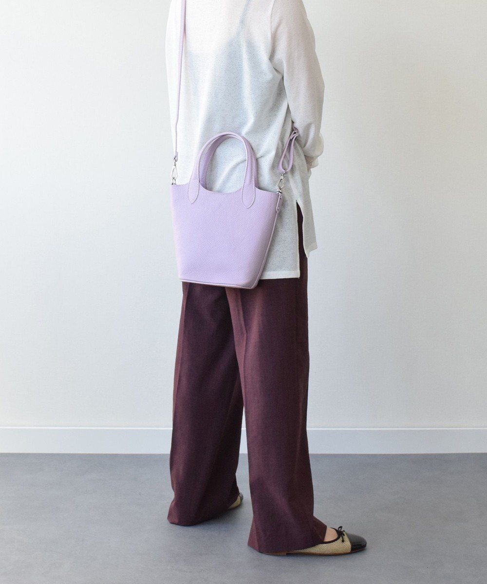 INTER-CHAUSSURES 【ANDREA CARDONE】ミディアムサイズレザーハンドバッグ 