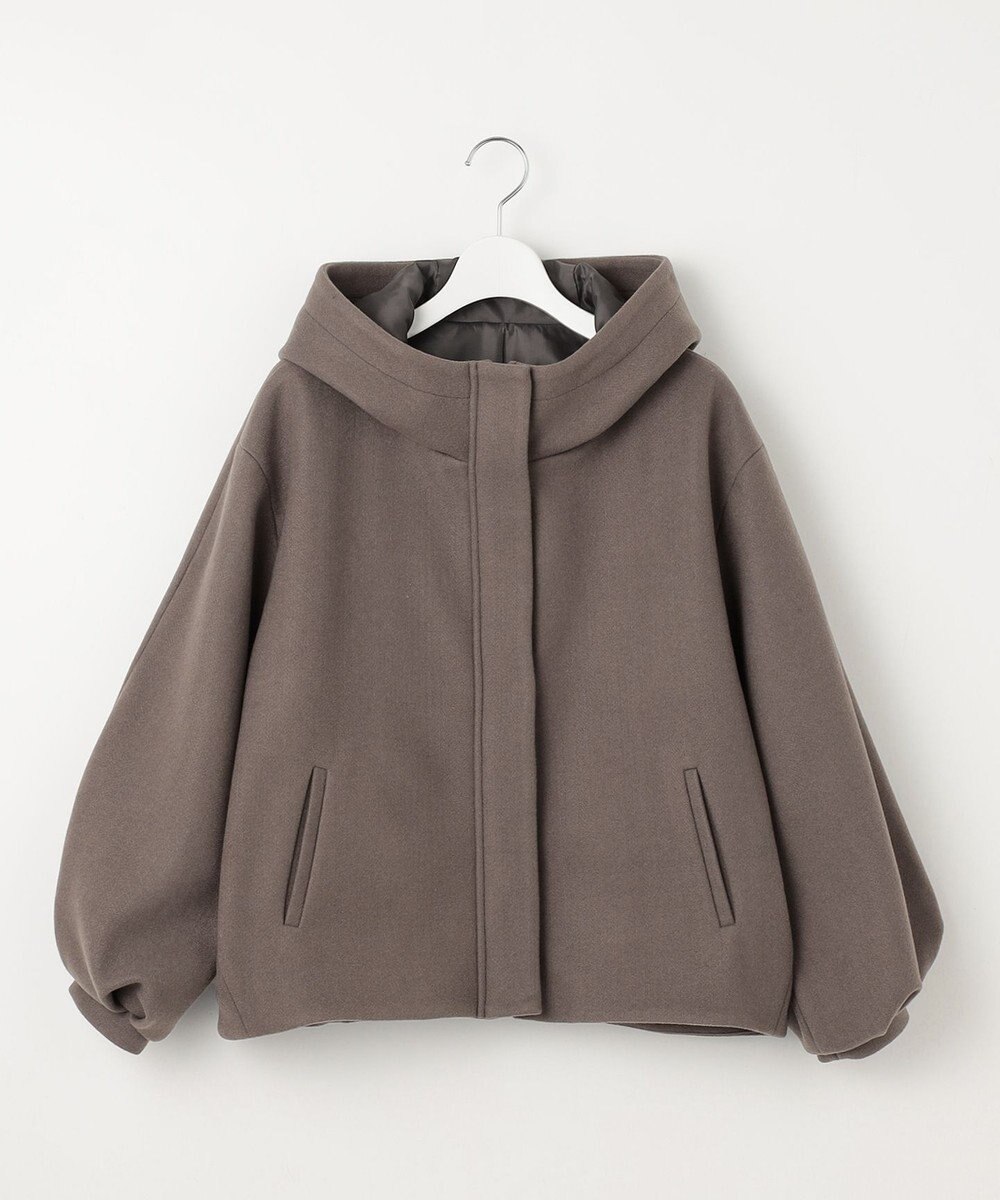 Feroux 【古畑星夏さん着用】パフスリーブフード アウター 