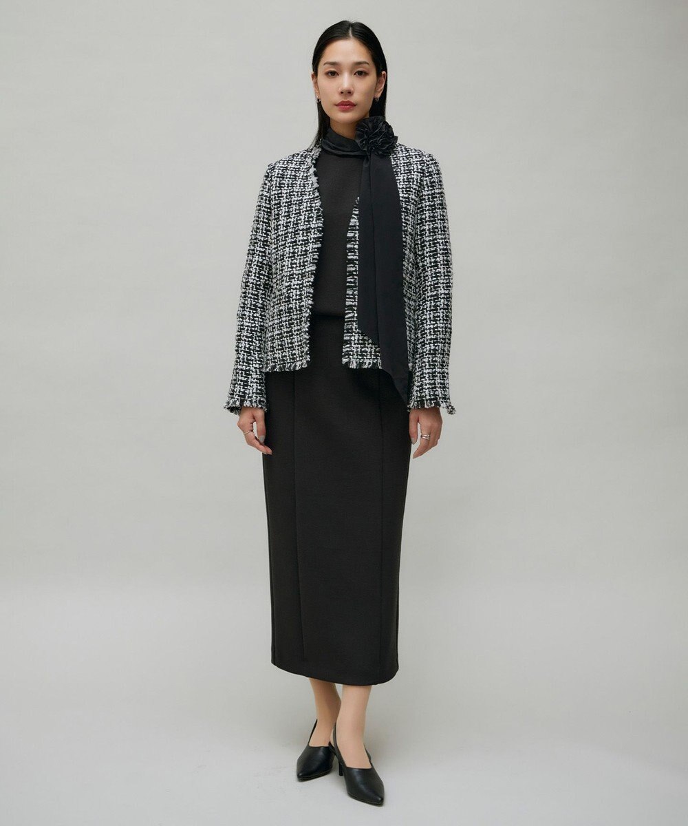 ICB 【CLASSY.1月号掲載】コサージュタイスカーフ 