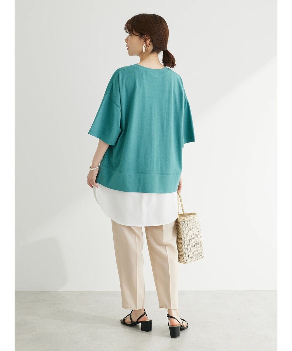 Green Parks 接触冷感裾リブＴシャツ 