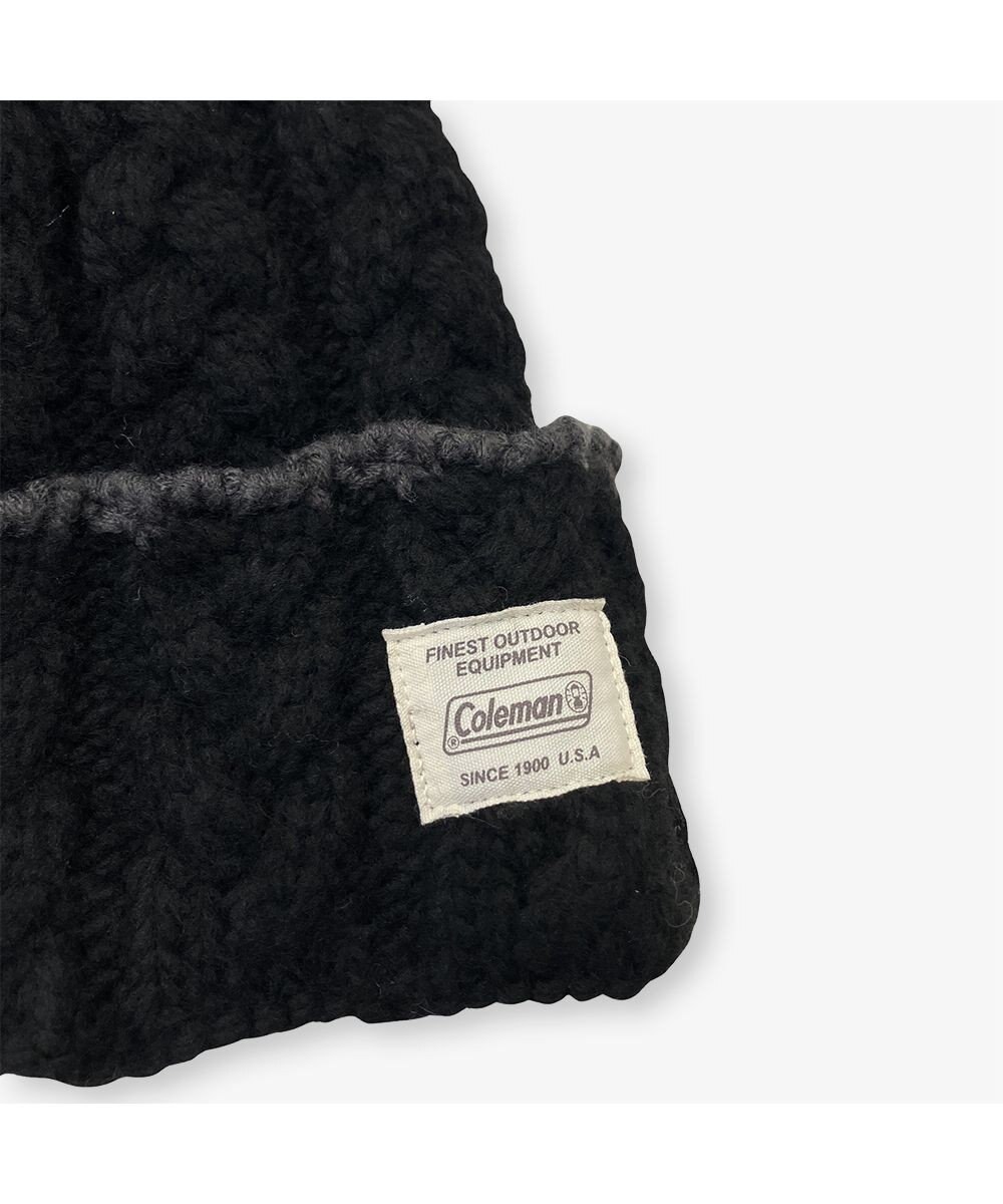 林八百吉商店 Coleman 裏ボアケーブル編みワッチ 