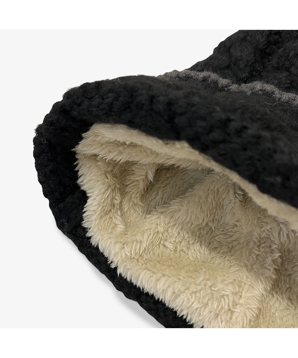 林八百吉商店 Coleman 裏ボアケーブル編みワッチ 