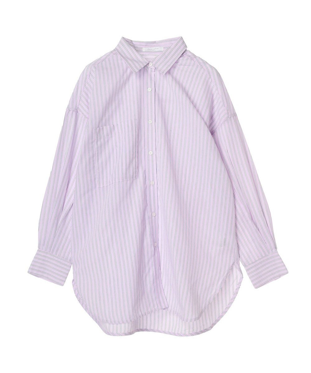 Green Parks イージーケア　ドビーストライプシャツ 