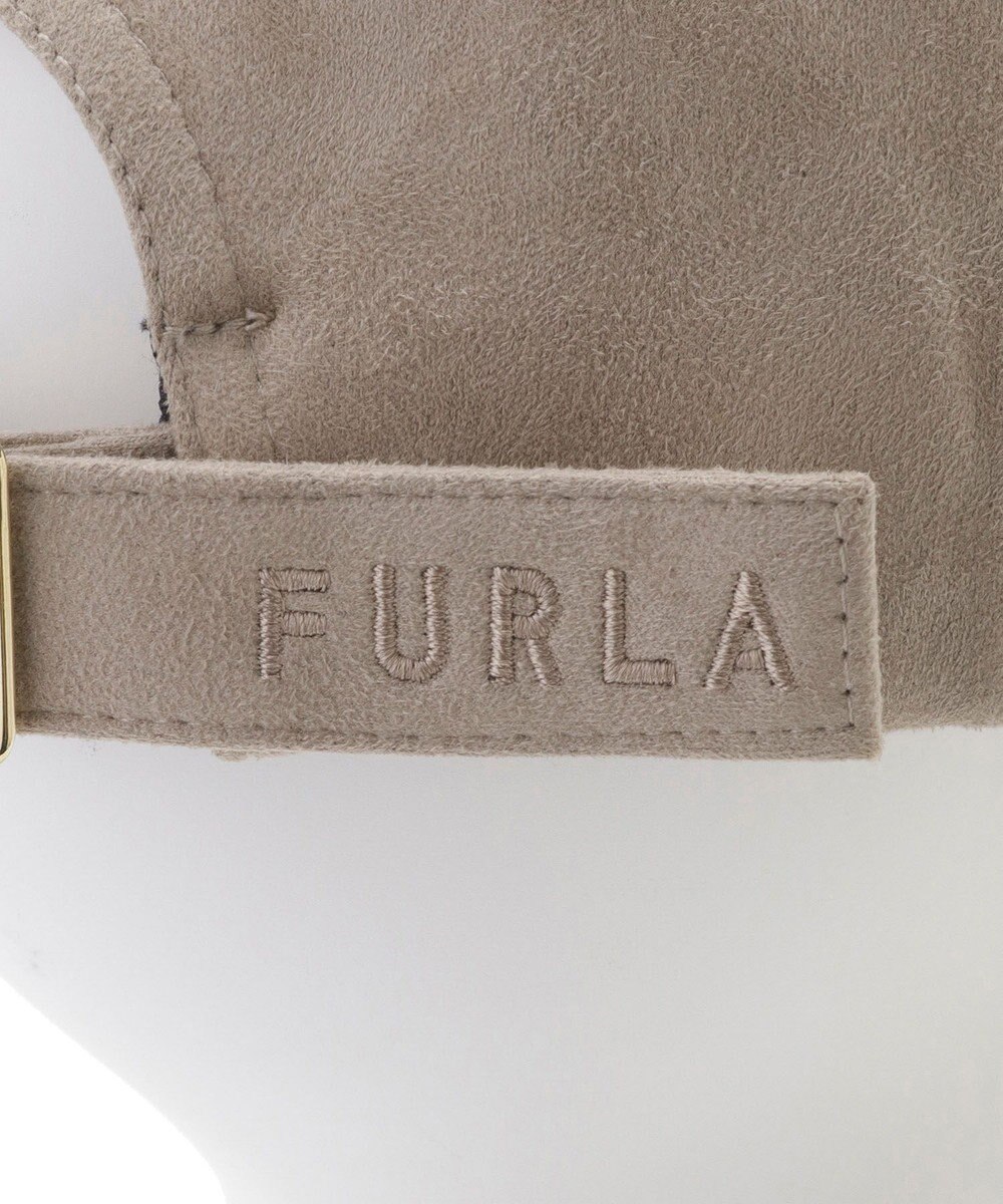MOONBAT FURLA(フルラ)横刺繍スエード キャップ UVカット 