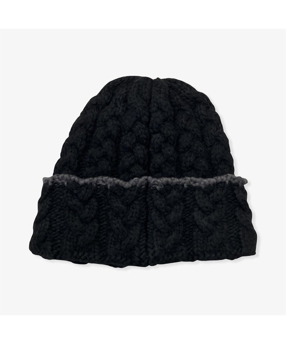 林八百吉商店 Coleman 裏ボアケーブル編みワッチ 