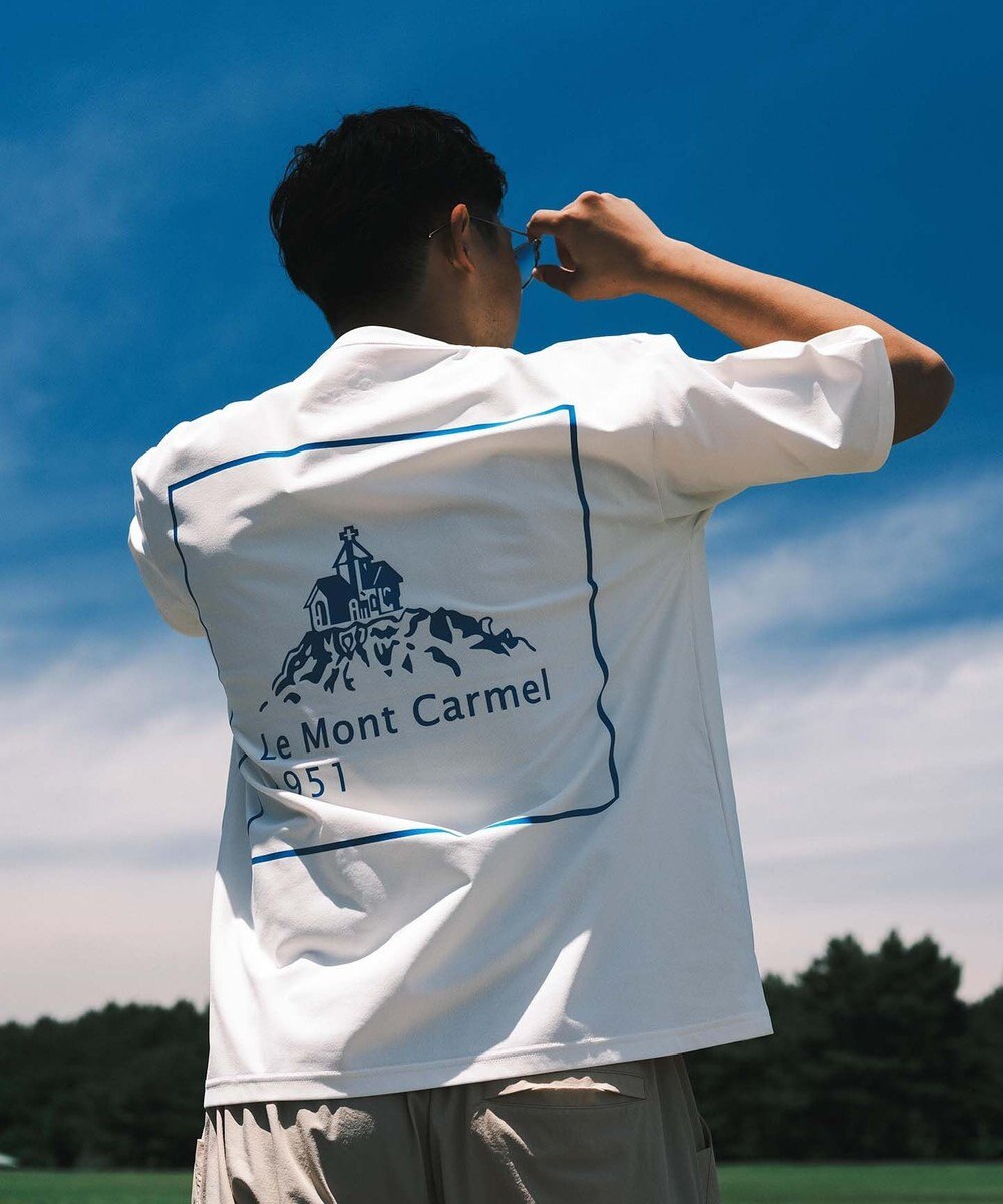 SHARE PARK MENS 【UVカット・吸水速乾・ストレッチ・軽量 】バックプリントポケットTシャツ（L・XLサイズ） 