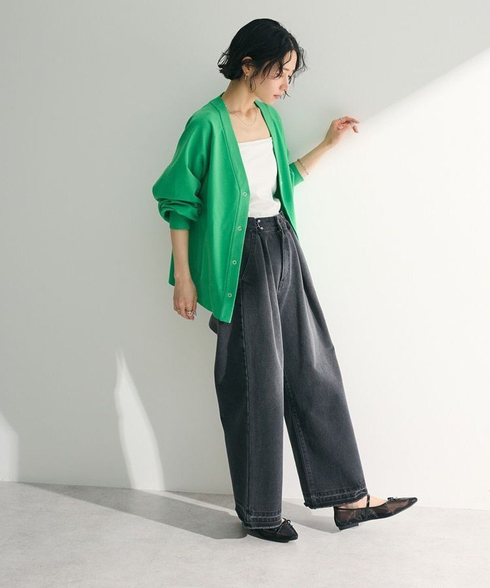 Green Parks スポンディッシュＶネックカーディガン 