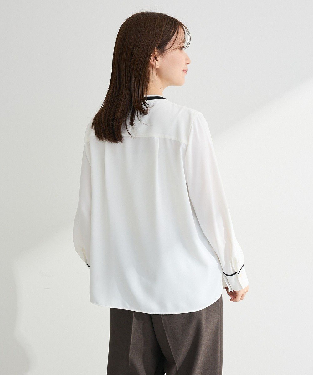 Green Parks リボンブラウス 