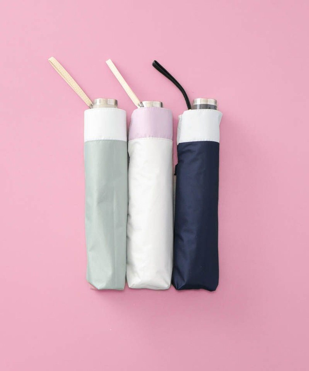 AURORA 【AURORA（オーロラ）】サマーシールド　バイカラー晴雨兼用傘（軽量・折りたたみ傘） 