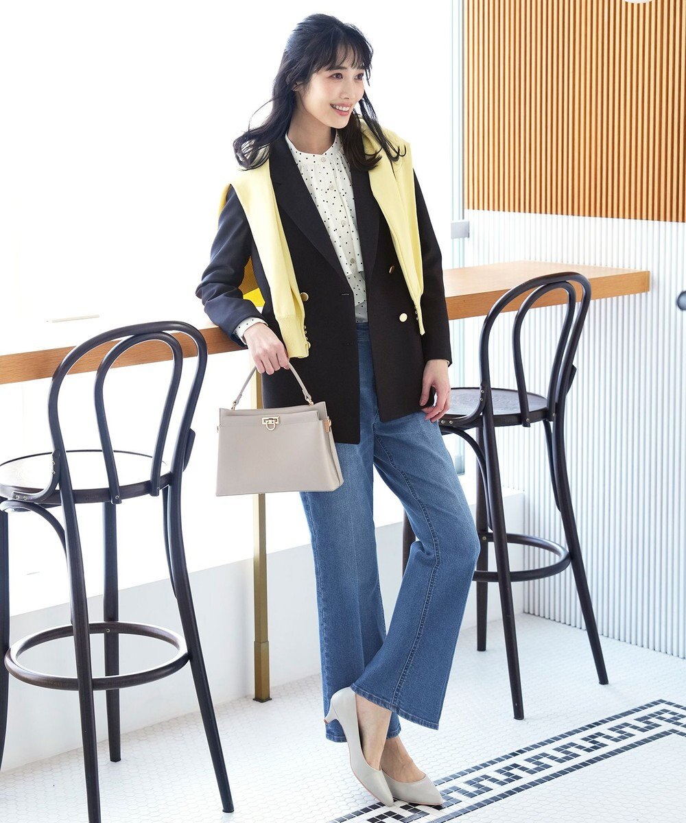 ANY SIS L 【花粉リリース】ドルマン ニット 