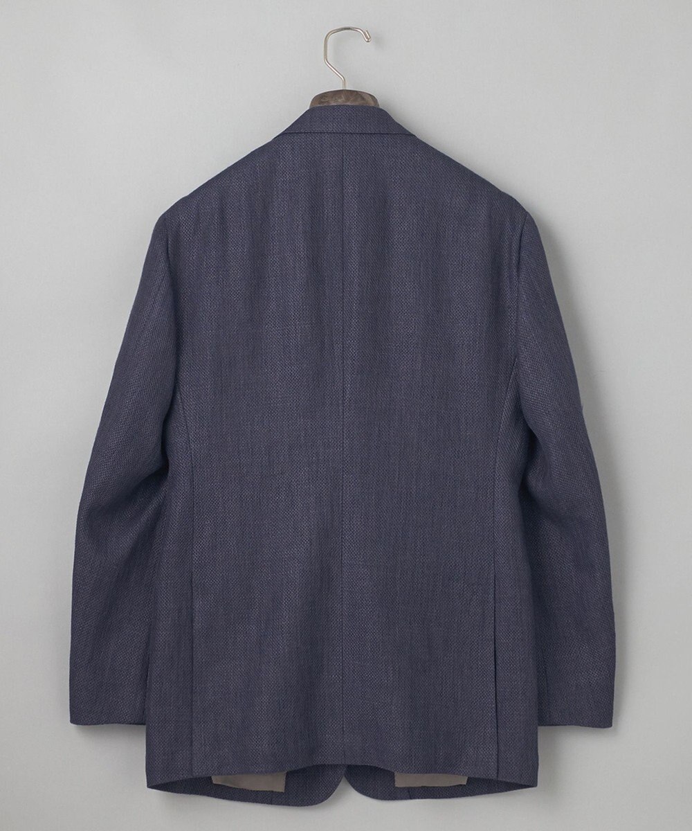 GOTAIRIKU 【DORMEUIL】ドーメル HEXAGON リネン ジャケット_ネイビー 