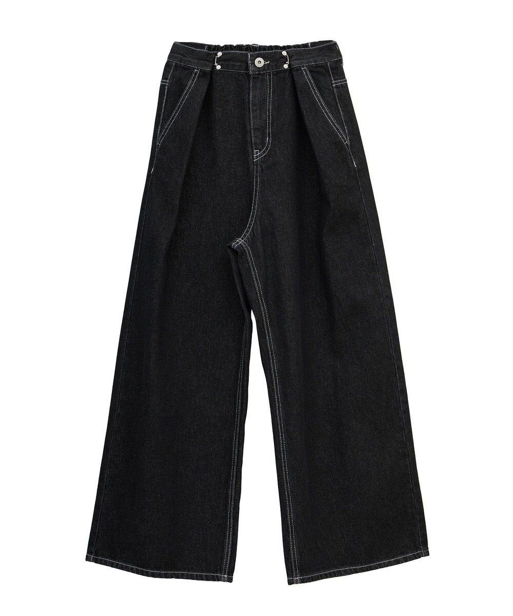 earth music&ecology タックホックデニムパンツ 