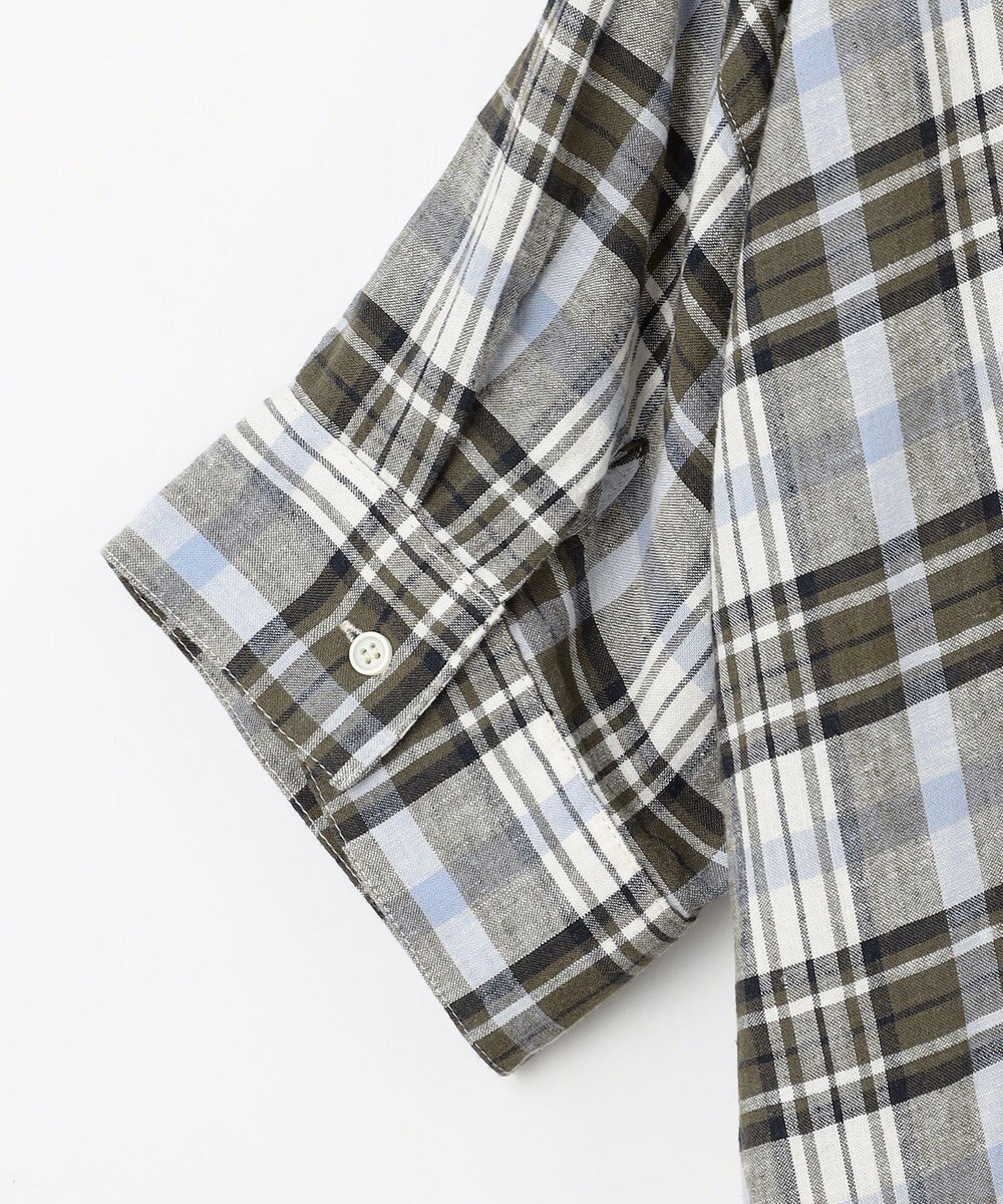 ANY L フレンチリネンシャツワンピース 